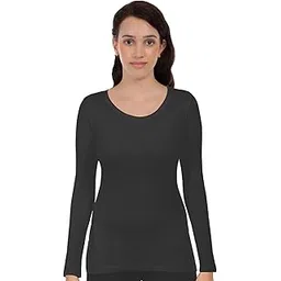 bodycare Thermals Women's Slim Fit Top Round Neck Full Sleeves Solid-picture-35