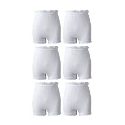 Bodycare White Solid Bloomers (Pack Of 6)-picture-13