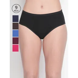 Bodycare Women Assorted Pack of 9 Hipster Briefs E26D-9PCS-picture-16