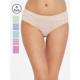 Bodycare Women Pack of 6 Assorted Hipster Briefs 300D-6PCS-picture-15