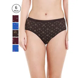 BODYCARE Women Pack of 6 Printed Hipster in Assorted Color-picture-25
