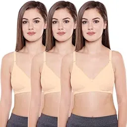 bodycare Women's 100% Cotton Non Padded Non Wired Feeding Bra - Pack Of 3(1523)-picture-30