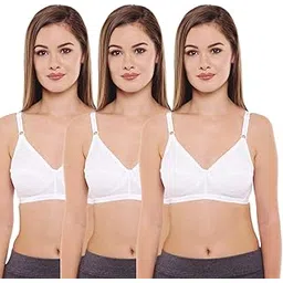 bodycare Women's Cotton Non Padded Wire Free Sports Bra Multicolored-picture-38