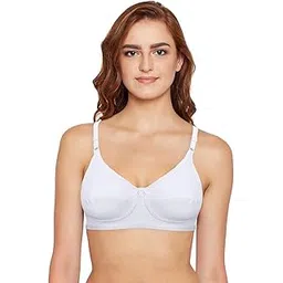 bodycare Women's Cotton Polyester Full Coverage Non Padded Bra (Pack of 1)_6817 White, 34-picture-15