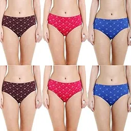 bodycare Women's Premium Printed Cotton Briefs In 3700-D-picture-25