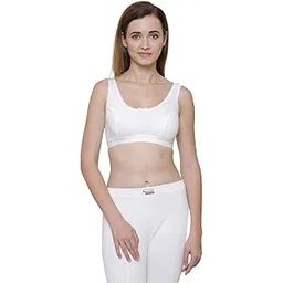 bodycare Womens Tops Round Neck Sleeveless-White-picture-49
