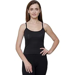 bodycare insider Bodycare Black Solid Women Thermal Camisole Top-picture-35