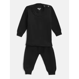 BODYCARE INSIDER Kids Black Ribbed Thermal Set-picture-35