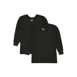 BODYCARE INSIDER Kids Pack Of 2 Striped Round Neck Ribbed Thermal Tops-picture-24