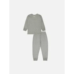 BODYCARE INSIDER Kids Striped Cotton Thermal Set-picture-22