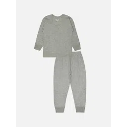 BODYCARE INSIDER Kids Striped Cotton Thermal Set-picture-19