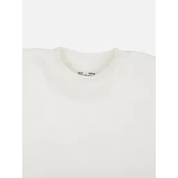 BODYCARE INSIDER Kids White Self-Design Thermal Top image 2