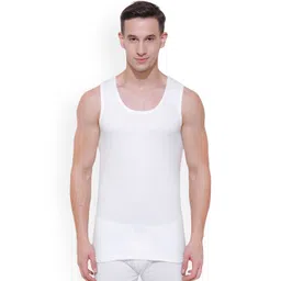 BODYCARE INSIDER Men Off White Solid Thermal Top-picture-14