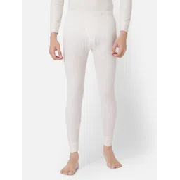 BODYCARE INSIDER Men White Solid Thermal Bottoms-picture-36