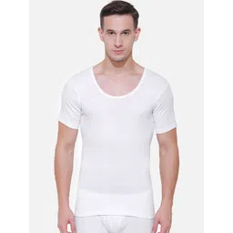 BODYCARE INSIDER Men White Solid Thermal T-shirt-picture-30