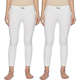 bodycare insider White Premium Women's Thermal Lower/Trouser/Bottom - Pack of 2 (B202-85cm)-picture-28