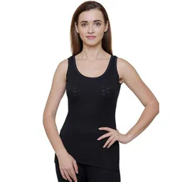 BODYCARE INSIDER Women Black Solid Cotton Thermal Tops-picture-15