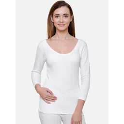 BODYCARE INSIDER Women White Solid Thermal Top-picture-32