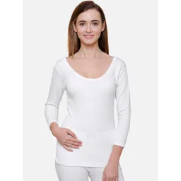 BODYCARE INSIDER Women White Solid Thermal Top-picture-26