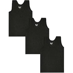 BODYCARE Insider Unisex Kids Thermal Vest Tops for Girls & Boys | Warm Innerwear for Winter | Soft Cotton Blend Thermals | Sleeveless Undershirts for Children | Pack of 3-picture-12