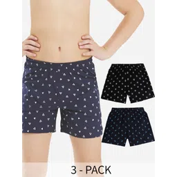 bodycare kids Bodycare Boys Pack of 2 Premium Cotton Black & Navy Ultrasoft Breathable Fabric Shorts-picture-28