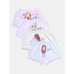 bodycare kids Bodycare Girls Pack of 4 Assorted Printed Boy Shorts KIA9179-PK001-picture-25