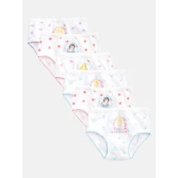 bodycare kids Bodycare Girls Pack of 6 White Disney Princess Printed Briefs 926ABCDAB-60-picture-28