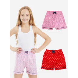 Bodycare Kids Boys Cotton Pink & Red Pack of 2 Suitable for All Day Wear-picture-34