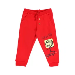 Bodycare Kids Boys Graphic Printed Cotton Joggers-picture-20