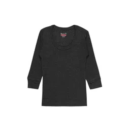 Bodycare Kids Boys Grey Solid Cotton Thermal Top-picture-23