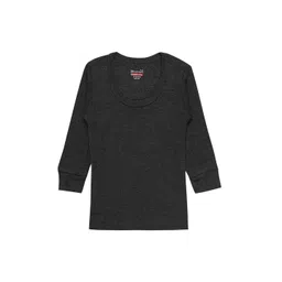 Bodycare Kids Boys Grey Solid Cotton Thermal Top-picture-29