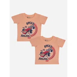 Bodycare Kids Boys Pack Of 2 Graphic Printed Round Neck T-shirts-picture-35