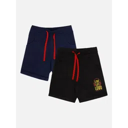 Bodycare Kids Boys Pack Of 2 Mid-Rise Cotton Shorts-picture-31