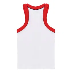 Bodycare Kids Boys Pack Of 2 Soft Breathable Cotton Rib Vests KGA2014RDWH-60 image 5