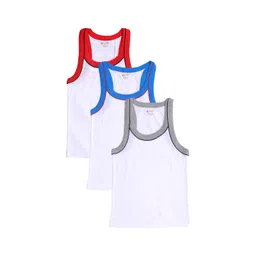 Bodycare Kids Boys Pack Of 3  Assorted Cotton Innerwear Vests-picture-25