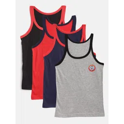 Bodycare Kids Boys Pack of 4 Gym Vests 936ABCD-picture-37