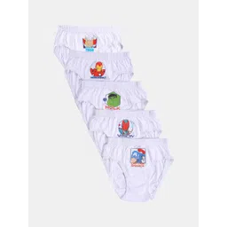 Bodycare Kids Boys Pack Of 5 Assorted Avengers Printed Basic Briefs KIA9401-PK001-picture-21