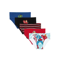 Bodycare Kids Boys Pack of 5 Assorted Avengers Printed Briefs-KIA9403B-PK004-picture-20