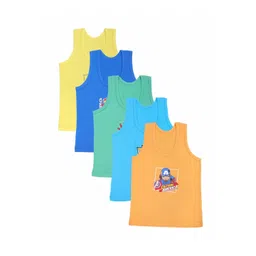 Bodycare Kids Boys Pack Of 5 Assorted Avengers Printed Cotton Innerwear Vests-picture-19