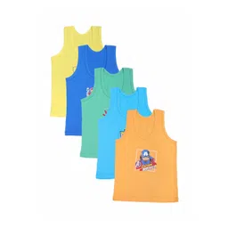 Bodycare Kids Boys Pack Of 5 Avengers Assorted Cotton Undershirt Vests-picture-52