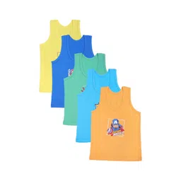 Bodycare Kids Boys Pack Of 5 Avengers Print Assorted Cotton Innerwear Vests-picture-21