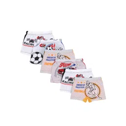 Bodycare Kids Boys Pack Of 6 Assorted Cotton Trunk KIA948-PK007_P6-picture-35
