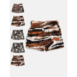 Bodycare Kids Boys Pack of 6 Camouflage Print Trunks 315ABCDAB-picture-15