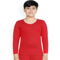 Bodycare Kids Boys Red  Cotton Thermal Tops-picture-32