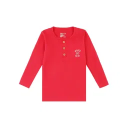 Bodycare Kids Boys Red Henley Neck T-shirt-picture-29