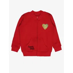 Bodycare Kids Girls Fleece Tailored Jacket with Patchwork-picture-38