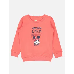Bodycare Kids Girls Minnie & Friends Printed Pullover Fleece Sweatshirt-picture-42