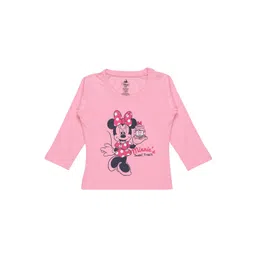 Bodycare Kids Girls Minnie Mouse Printed Cotton T-shirt-picture-15