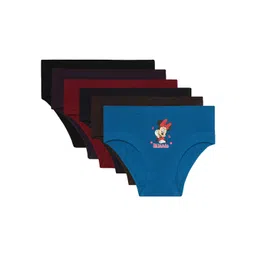 Bodycare Kids Girls Pack Of 6 Assorted Cotton Basic Briefs-picture-35