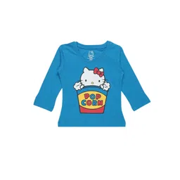 Bodycare Kids Girls Printed Round Neck Cotton T-shirt-picture-43